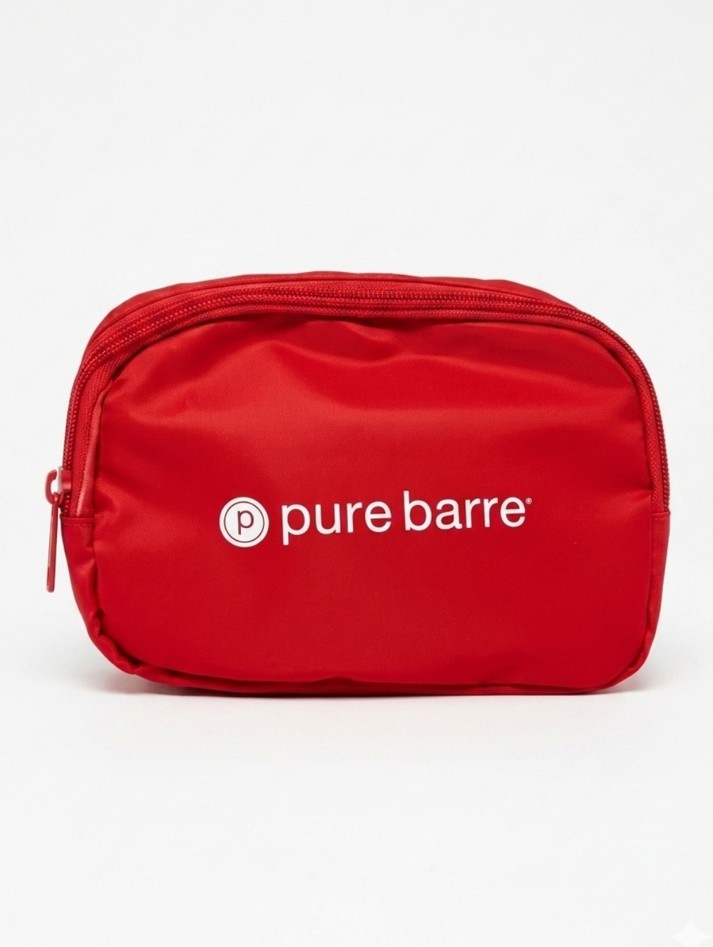 Pure Barre x AeroLoft Anywhere Belt Bag Red Adjustable Fanny Pack Crossbody